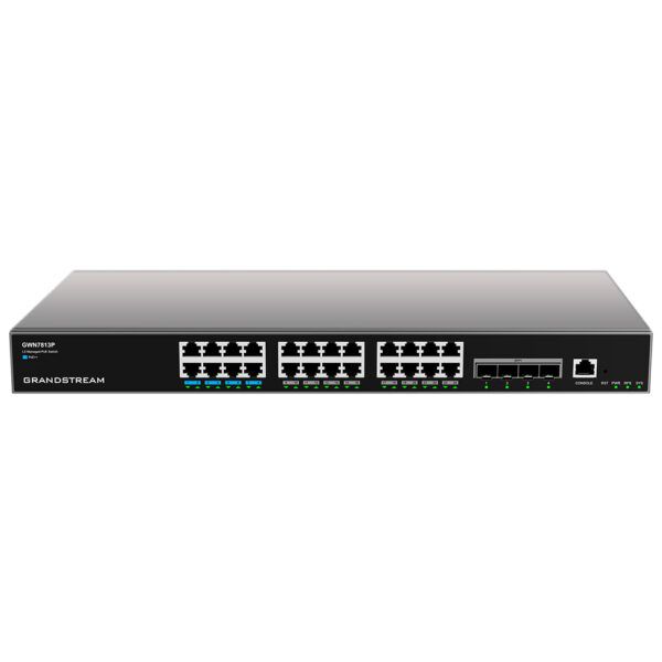 Switch GrandStream GWN7813P, 24 porturi 10 / 100 / 1000 MBs