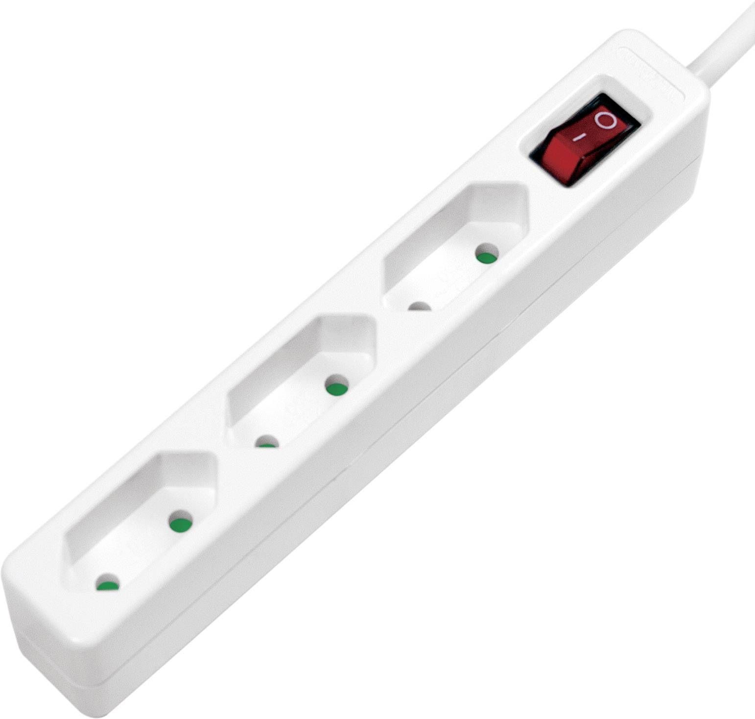 PRELUNGITOR LOGILINK, Euro skt x 3, conectare prin Schuko (T), cablu  1.5 m,  7.5 A, protectie contact accidental, on / off, alb,  LPS230  (timbru verde 0.18 lei)