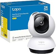 TP-LINK TAPO C220 camera supraveghere WI-FI pentru interior cu funcție Pan/Tilt și Detectare AI, Rezoluție: 2K 4MP QHD （2560 * 1440 px）, Lentile: Distanță focală: 4.0mm, F/NO: 2.0, Pan/Tilt Range:360° pe orizontală, 114° pe verticală, Frame rate: 2560×1440@30fps, Compresie video: H.264, Microfon și