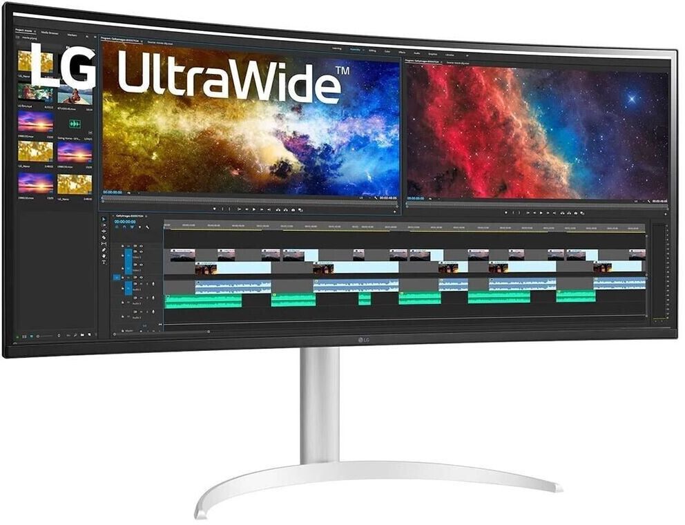 LG Electronics LG LCD 38BQ85C-W 38  white UltraWide