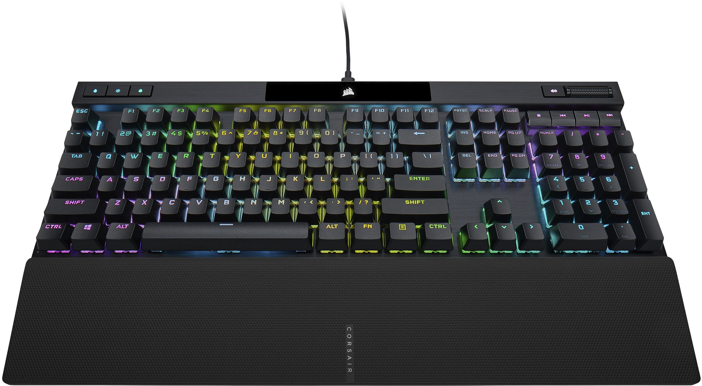 Tastatura mecanica CORSAIR K70 RGB CORE Mechanical Gaming Keyboard, Backlit RGB LED, CORSAIR Linear Red, Black, (CH-910971E-NA)