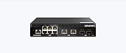 Switch Qnap QSW-M2106R-2S2T, 8 porturi 6x RJ-45 10/100/1000/2500 Mbps 2x RJ-45 10 Gbps 2x SFP+ 10 Gbps