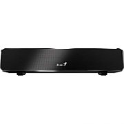 Boxe Genius Soundbar, RMS: 6W (3W x2), frecv. raspuns 110 Hz - 20 kHz Line-in jack 3.5 mm/USB, dimensiuni 320 x 65 x 70 mm, negru