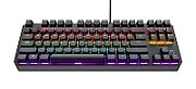 Tastatura Trust GXT834 Callaz Tenkeyless cu fir mecanica, conexiune USB-A male 2.0, switch type linear,  numar taste 87, iluminare LED  negru