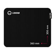 Lorgar Legacer 753, Gaming mouse pad, Ultra-gliding surface, Purple anti-slip rubber base, size: 360mm x 300mm x 3mm, weight 0.23kg