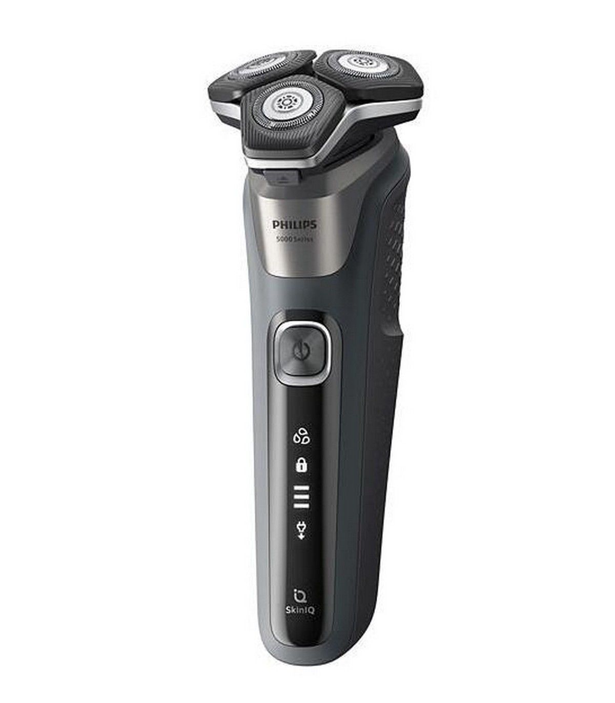 Aparat de Ras PHILIPS Shaver Series 5000 S5887/30 Acumulator, Autonomie 60 min, SkinIQ, Gri