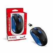 Mouse Genius NX-8008S wireless PC sau NB, wireless, 2.4GHz, optic, 1200 dpi, butoane/scroll 3/1, albastru
