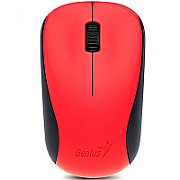 Mouse Genius NX-7000 wireless, PC sau NB, wireless, 2.4GHz, optic, 1200 dpi, butoane/scroll 3/1, rosu