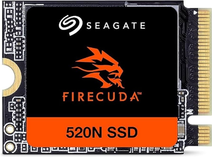 Seagate SSD SEAGATE FireCuda 520N 2.048TB M.2 2230-S2 PCIe Gen4 x4 NVMe 1.4, 3D TLC, Read/Write: 5000/3200 MBps, IOPS 480K/750K, Rescue Data Recovery Services 3 ani, TBW: 450