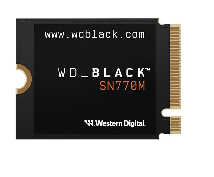 SSD WD Black SN770M 1TB M.2 2230 PCIe Gen4 x4 NVMe, Read/Write: 5150/4900 MBps, IOPS 740K/800K, TBW: 600