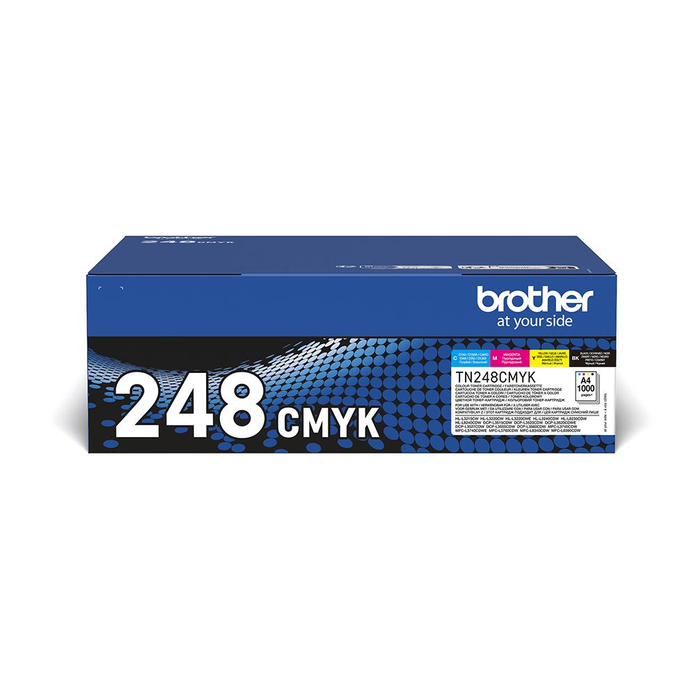 Cartus toner Brother TN248VAL ,Black/tri-color ,1000 pagini ,Original (TN248VAL) 