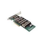 Adaptec SmartRAID 3204-8i 4GB SAS/NVMe 8 Port PCIe x8 24 Gbps Low Profile