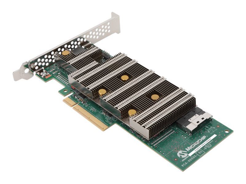 Adaptec SmartRAID 3254-8i 4GB SAS/NVMe 8 Port PCIe x8 24 Gbps Low Profile