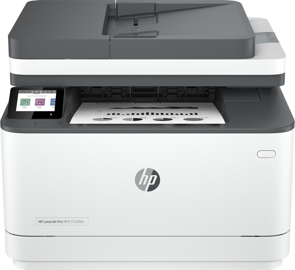 Imprimanta laser monocrom HP 3102fdn, A4, duplex, ADF, USB 2.0, 33 ppm