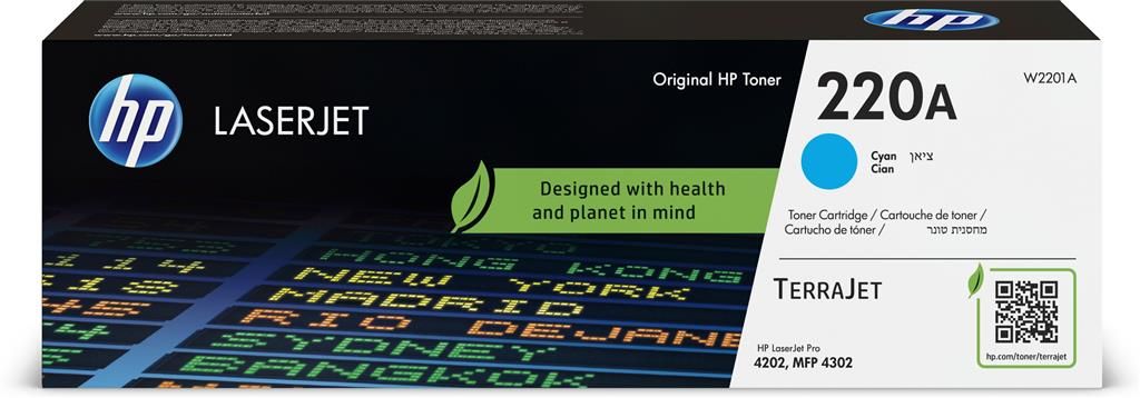 Cartus toner HP W2201A ,Albastru ,1800 pagini ,Original (220C) 