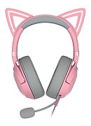 Casti Razer Kraken Kitty V2 Quartz Edition, interfata USB-A, sensibilitate 92.5 dB SPL / mW @ 1kHz si sensibilitate microfon 42 dBV / Pa, roz