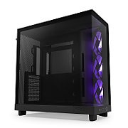 H6 Flow RGB, Compact Dual-chamber, MiddleTower, Negru