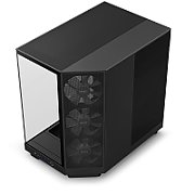 H6 Flow RGB, Compact Dual-chamber, MiddleTower, Negru