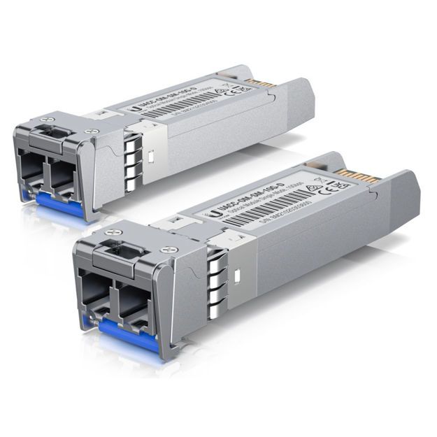 Ubiquiti SFP+ UACC-OM-SM-10G-D-20 Single-Mode Fiber LR LC-Duplex (20er-Pack) UF-SM-10G: SFP+, 10 Gbps