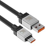 CABLU alimentare si date Baseus, Fast Charging Data Cable pt. smartphone, USB (T) la USB Type-C (T), 100W, 2m, negru,  CAKW000701  (include TV 0.18lei) - 6932172626846