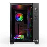 CARCASA NJOY PC AURA Mid Tower ATX, psu not included, Ventilatoare incluse 1x 120 mm spate, 3x 120 mm stanga, 3x 120 mm jos