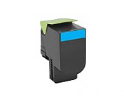 Cartus toner Lexmark 80C2XC0 ,Albastru ,4 000 pagini ,Original (80C2XC0) 