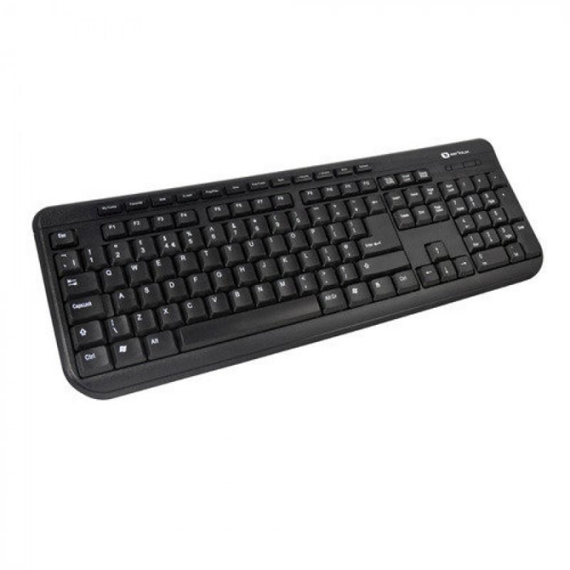 Tastatura Serioux 9400USB, cu fir, US layout, neagra, 104 taste, USB