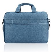 Geanta laptop Lenovo Casual Toploader T210, 15.6 , Blue, rezistent la apa, compartiment accesorii, compartiment laptop captusit, Material: Textil, Dimensiuni externe: 362 x 22 x 250 mm, Greutate: 465g