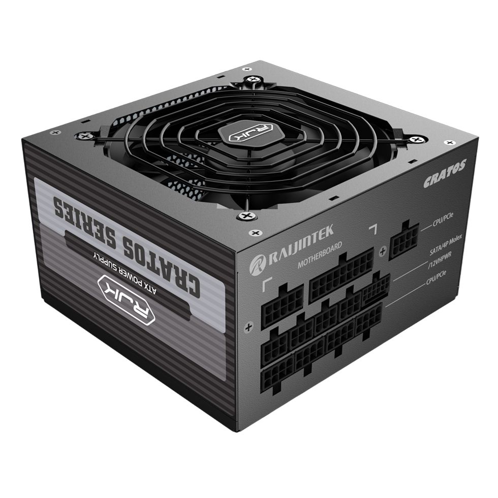 CRATOS 1200 Black, ATX, 80 PLUS GOLD, 1200W, PCIe 5.0, Full Modulara