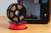 Filament PLA 3D print Avtek, Red, 0.5kg, Diametru: 1.75mm.