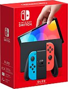 Nintendo Switch OLED, Neon Blue & Red
