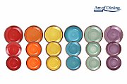 SERVICIU  MASA CERAMICA 18PCS, AQUARELLE, ART OF DINING BY HEINNER