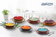 SERVICIU  MASA CERAMICA 18PCS, AQUARELLE, ART OF DINING BY HEINNER