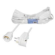 PRELUNGITOR LOGILINK, Schuko X 1 , Schuko transfer X 1, IP20, 230 V/16 A, 50 Hz, max. 3500 W, 3m, alb  LPS275  (include TV 0.80 lei)