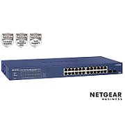 Switch NetGear GS724TP-300EUS, 24 porturi 10 / 100 / 1000 MBs