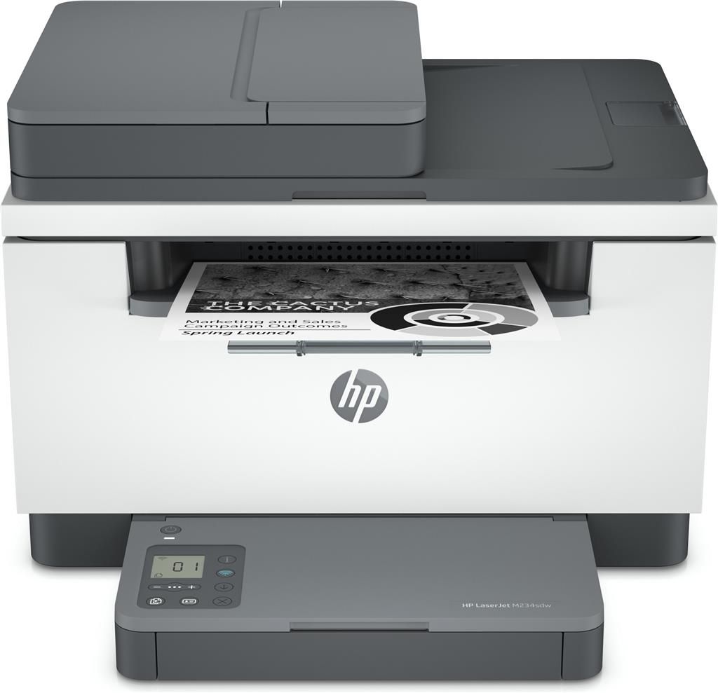 Imprimanta multifunctionala laser monocrom HP M234SDW, A4, ADF, USB 2.0, Wi-Fi, 29 ppm