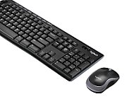 Logitech Wireless Combo MK270 keyboard Mouse included USB QWERTY Spanish Black