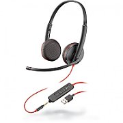 POLY Blackwire 3225 Headset Wired Head-band Calls/Music USB Type-A Black
