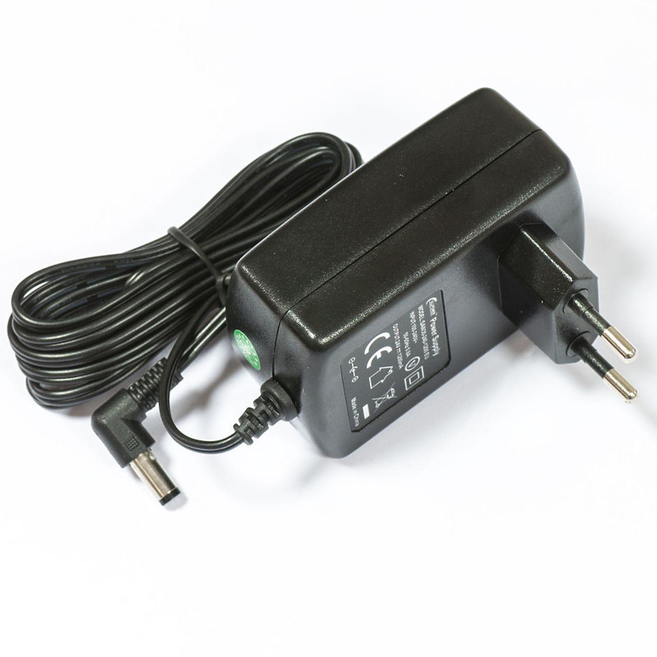 24v 1.2A power supply, right angle UK plug
