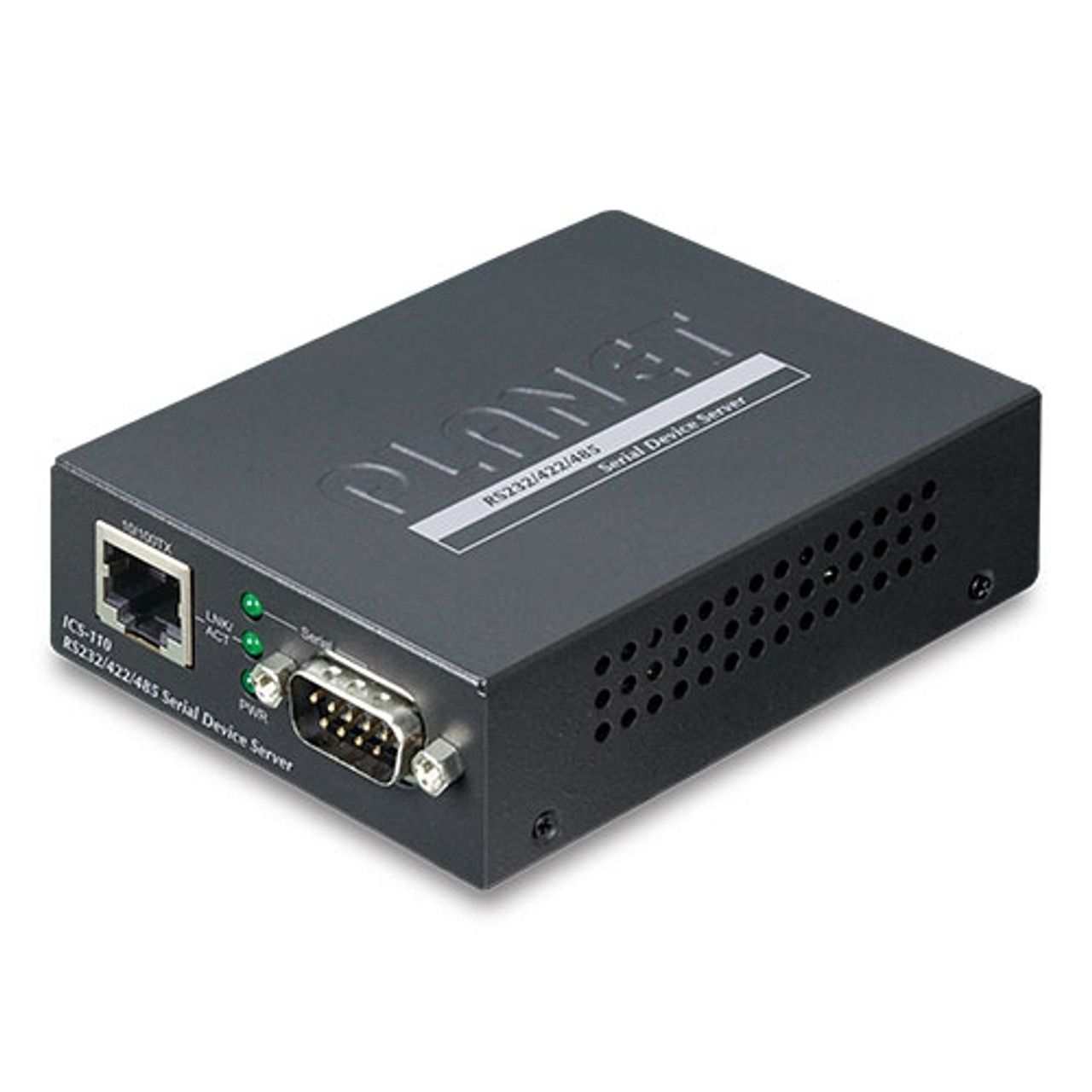 Planet 1-Port RS232/422/485 zu FE Ethernet Konverter - Converter - 0.1 Gbps (ICS-110)