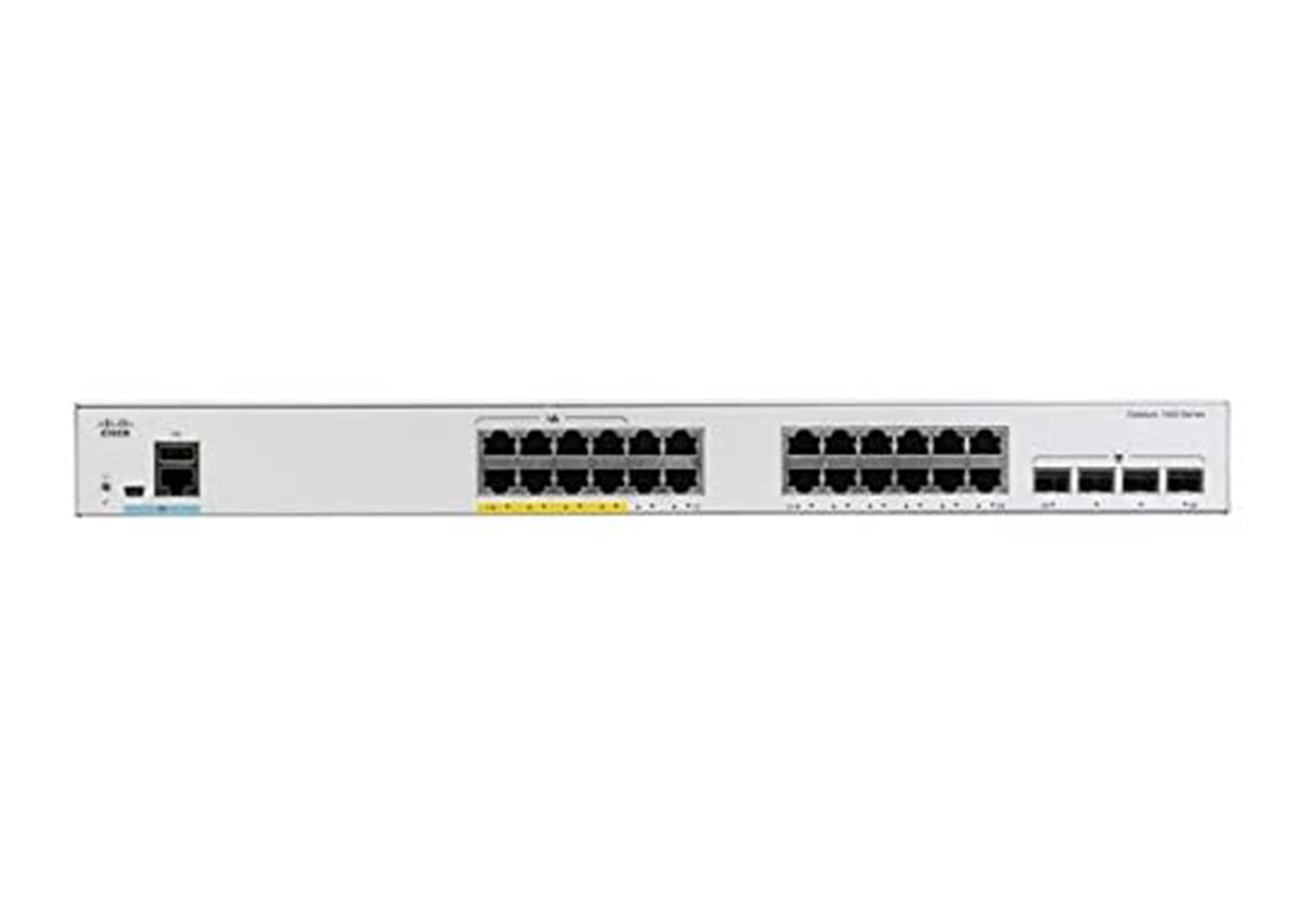 Switch Cisco C1000-24FP-4G-L, 24 porturi 10/100/1000 Mbps