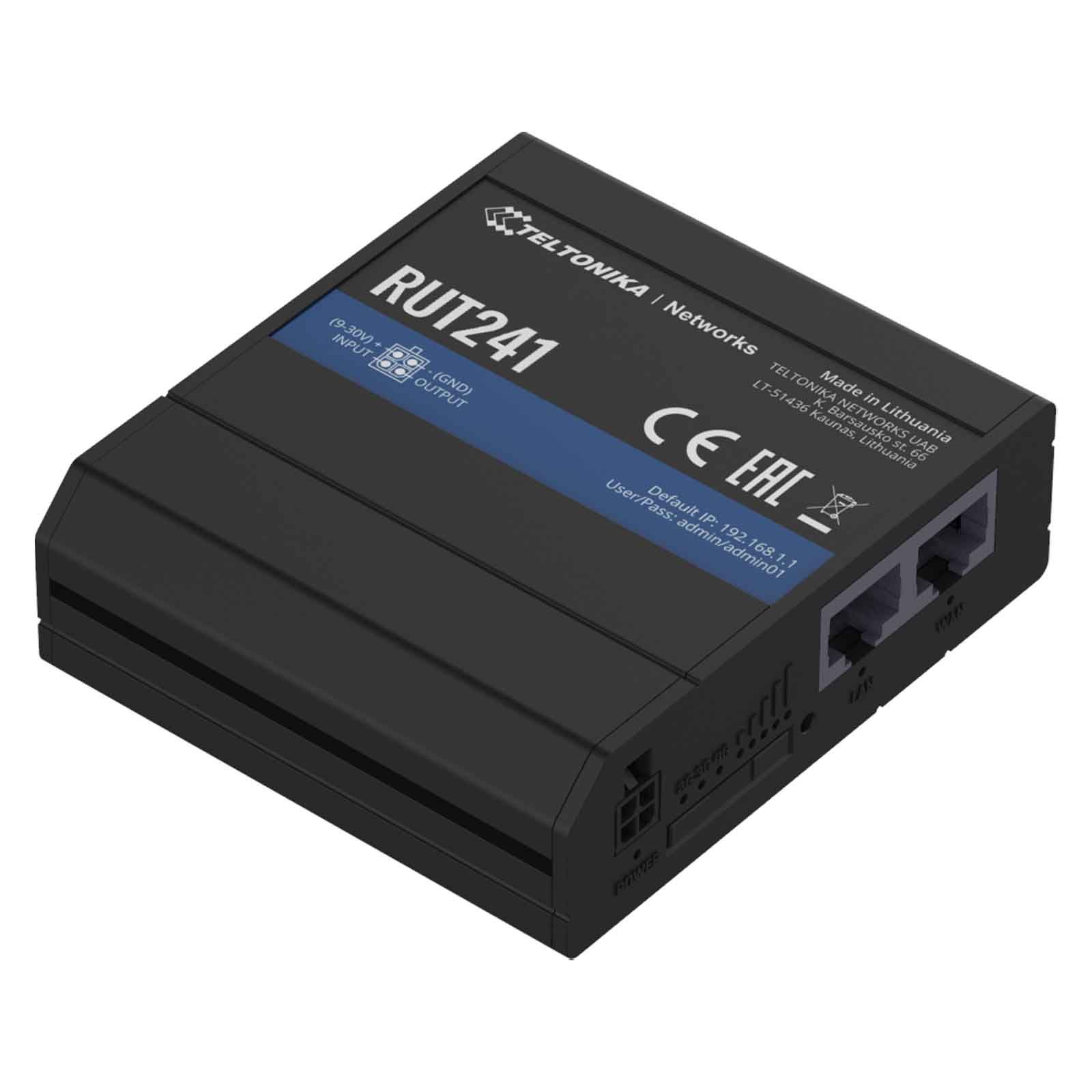 Teltonika Teltonika RUT241 Industrial 4G/LTE WiFi Router (Quectel)