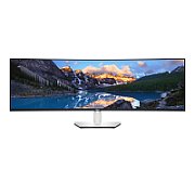 Monitor 49 inch LED Dell UltraSharp U4924DW 5120 x 1440 pixeli, 60 Hz, 5 ms, Negru/Argintiu