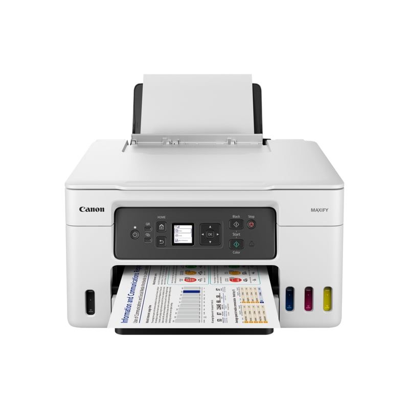 Imprimanta multifunctionala inkjet color Canon gx3040, A4, duplex, USB 2.0, Wi-Fi, 18 ppm negru, 13 ppm color