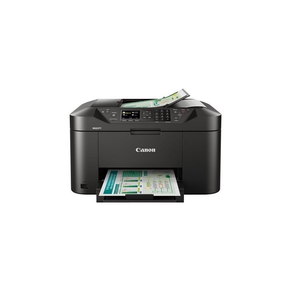 Imprimanta multifunctionala inkjet color Canon MB2150, A4, duplex, ADF, USB 2.0, Wi-Fi, 19 ppm negru, 13 ppm color