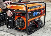 Extralink EX.30370 engine-generator 5000 W 25 L Petrol Black, Orange