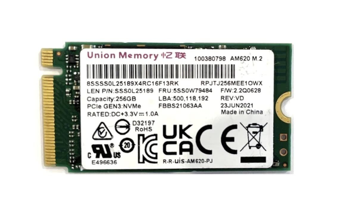 NATIVE UNION SSD Union Memory AM620 256 GB NVMe M.2 2242