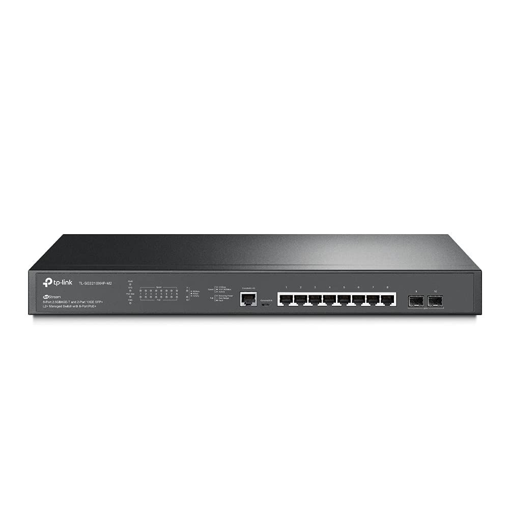 Switch TP-Link SG3210X-M2, 8 porturi 100 / 1000 / 2500 MBs