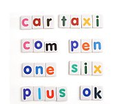 JOC DE POTRIVIRE CU LITERE, 54 DE PIESE