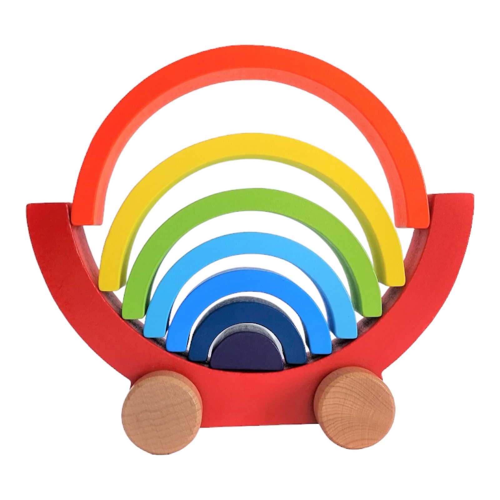 PUZZLE CURCUBEU DIN LEMN, 21 DE PIESE